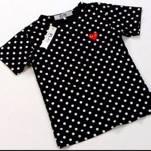 Comme des Garcons Play Polka-Dot Shirt XL